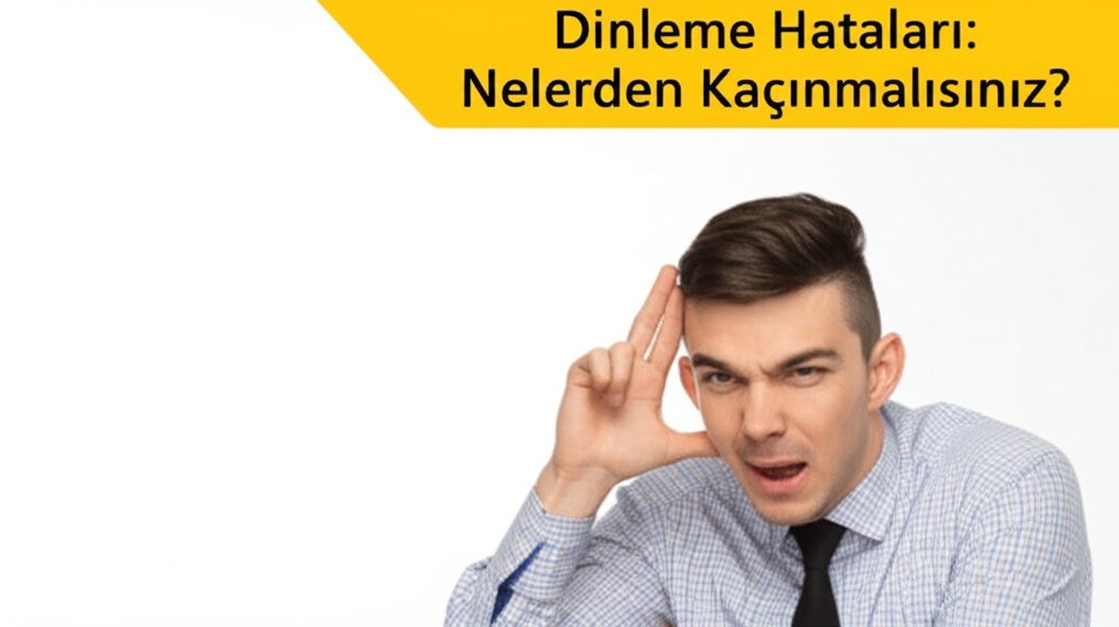 Dinleme Hataları: Nelerden Kaçınmalısınız?